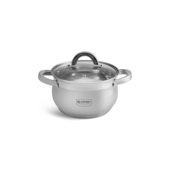 Oala inox Edenberg, cu capac din sticla, 2.9L, EB3724 Oala inox Edenberg, cu capac din sticla, 2.9L, EB3724
