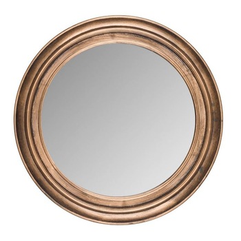 Oglinda vintage rotunda, aspect bronz, SG, 54x54x3 cm Oglinda vintage rotunda, aspect bronz, SG, 54x54x3 cm