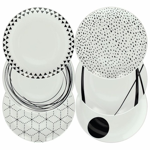 Set Vesela 18 piese, Graphic, Tognana, ceramica