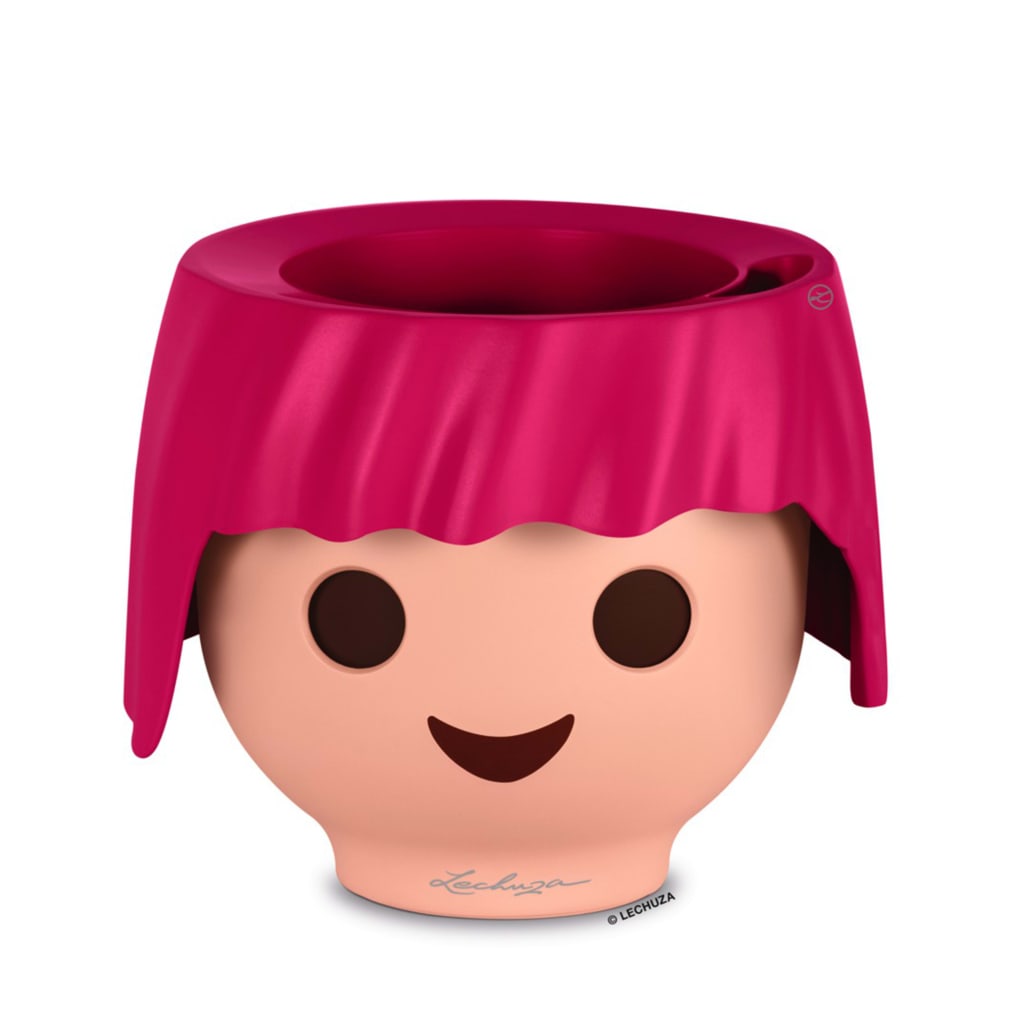 Jardiniera de masa, LECHUZA, Plastic, 21 x 16 cm, Roz