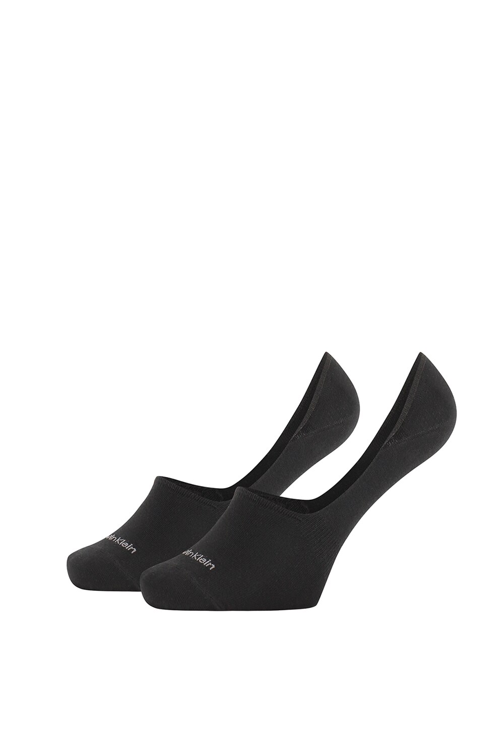 CALVIN KLEIN, Set de sosete sfoarte scurte cu logo discret - 2 perechi