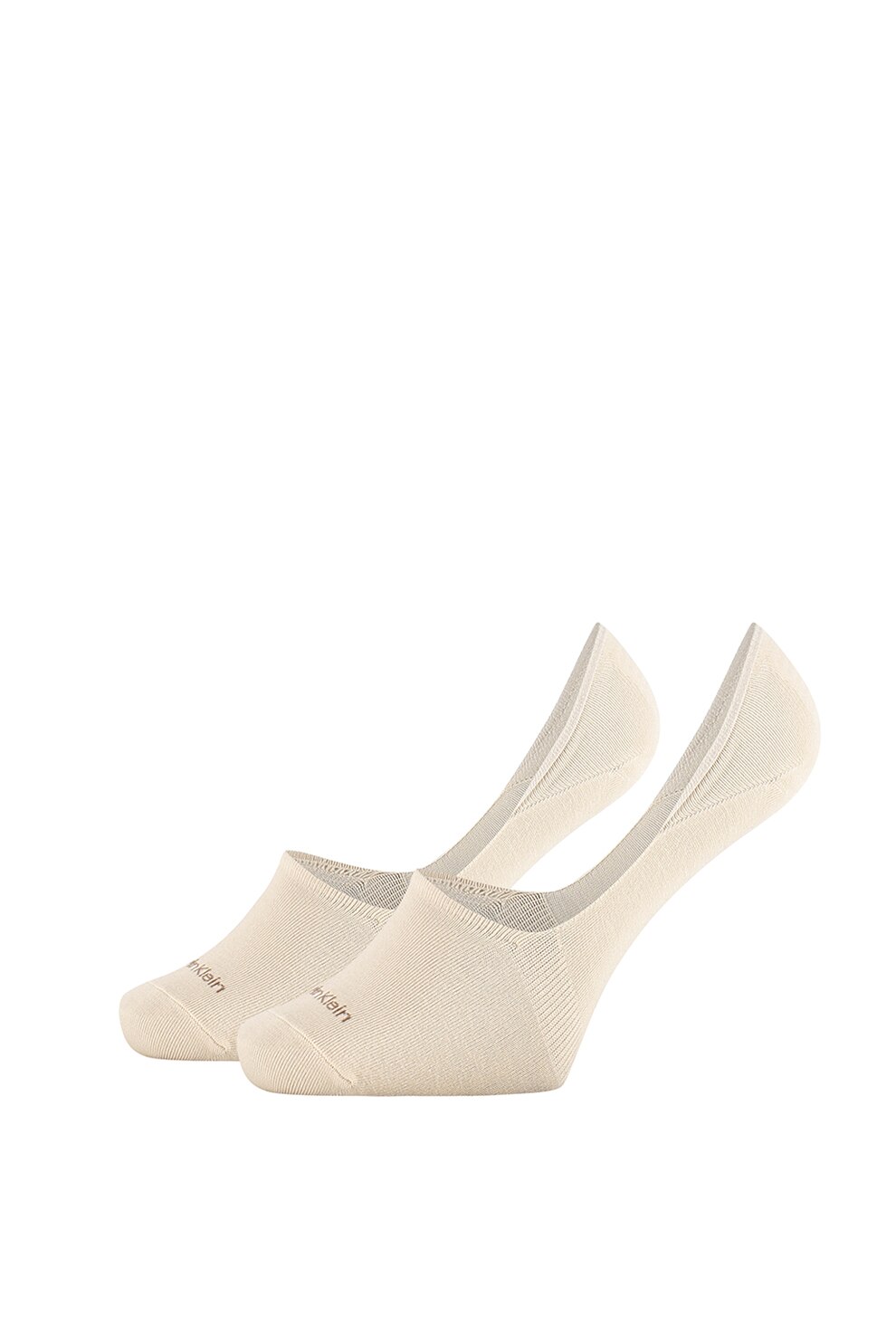 CALVIN KLEIN, Set de sosete foarte scurte - 2 perechi, Bej, 39-42