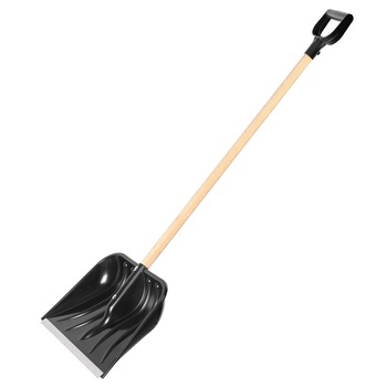 Lopata pentru zapada,cu coada de lemn masiv prinsa in suruburi,de culoare neagra,inaltime 121 cm Lopata pentru zapada,cu coada de lemn masiv prinsa in suruburi,de culoare neagra,inaltime 121 cm