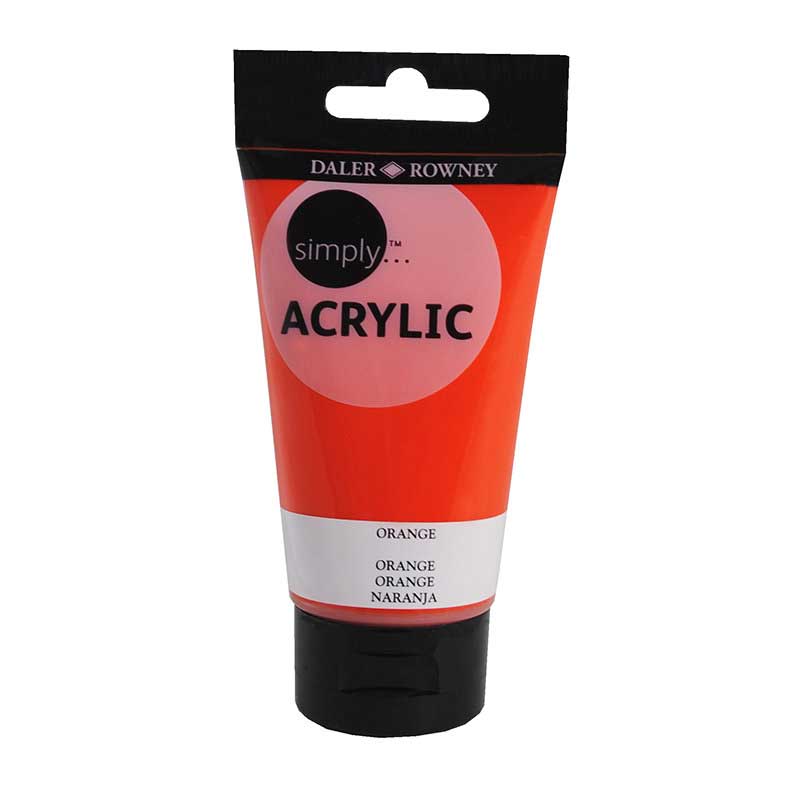 Culoare acrilica Simply, 660 - Orange, 75 ml