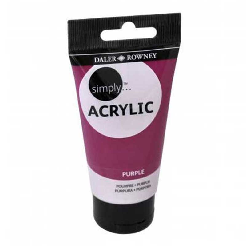 Culoare acrilica Simply, 433 - Purple, 75 ml