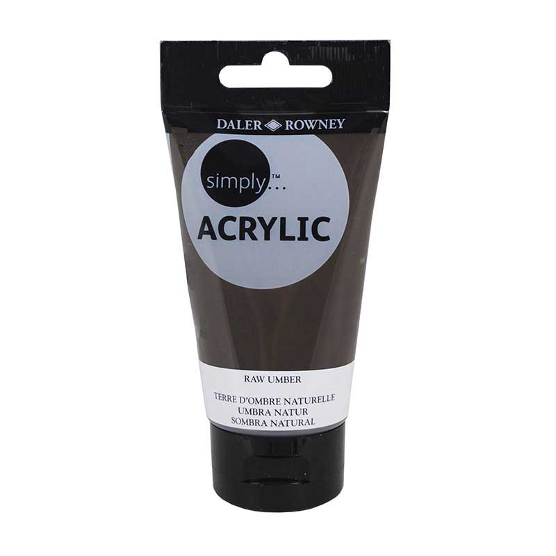 Culoare acrilica Simply, 247 - Raw Umber, 75 ml