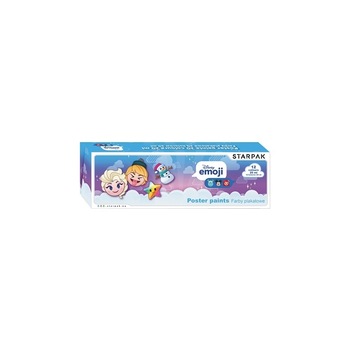 Acuarele guase 12 culori (20 ml/borcanel Emoji Frozen - STARPAK Acuarele guase 12 culori (20 ml/borcanel Emoji Frozen - STARPAK