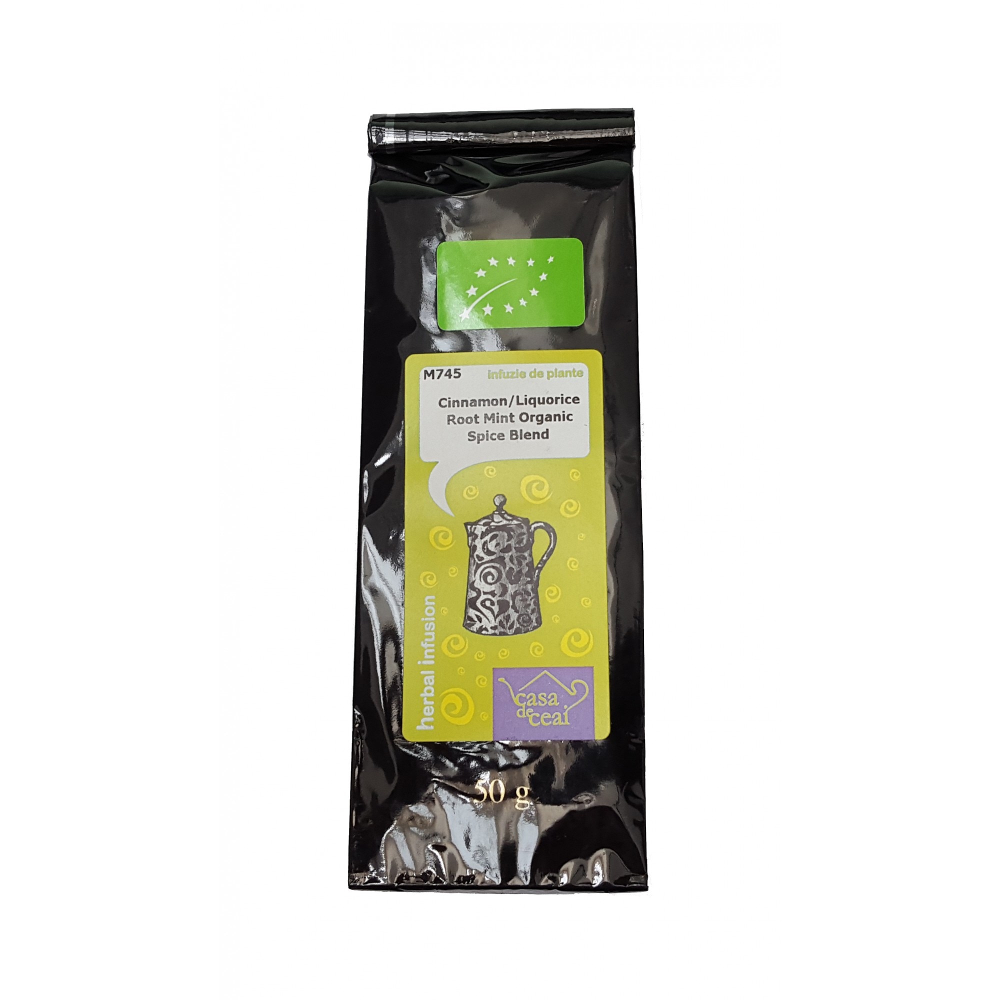 Ceai Infuzie de Plante M745 Cinnamon/Liquorice Root Mint Organic Spice Blend