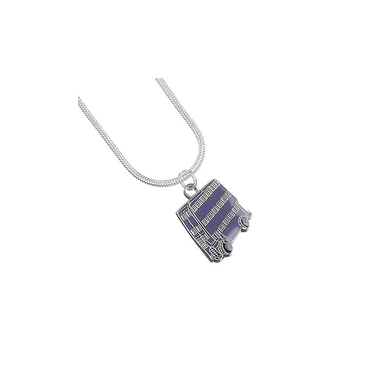 Lantisor Cu Pandantiv Harry Potter - Knight Bus , Placat Cu Argint, Argintiu