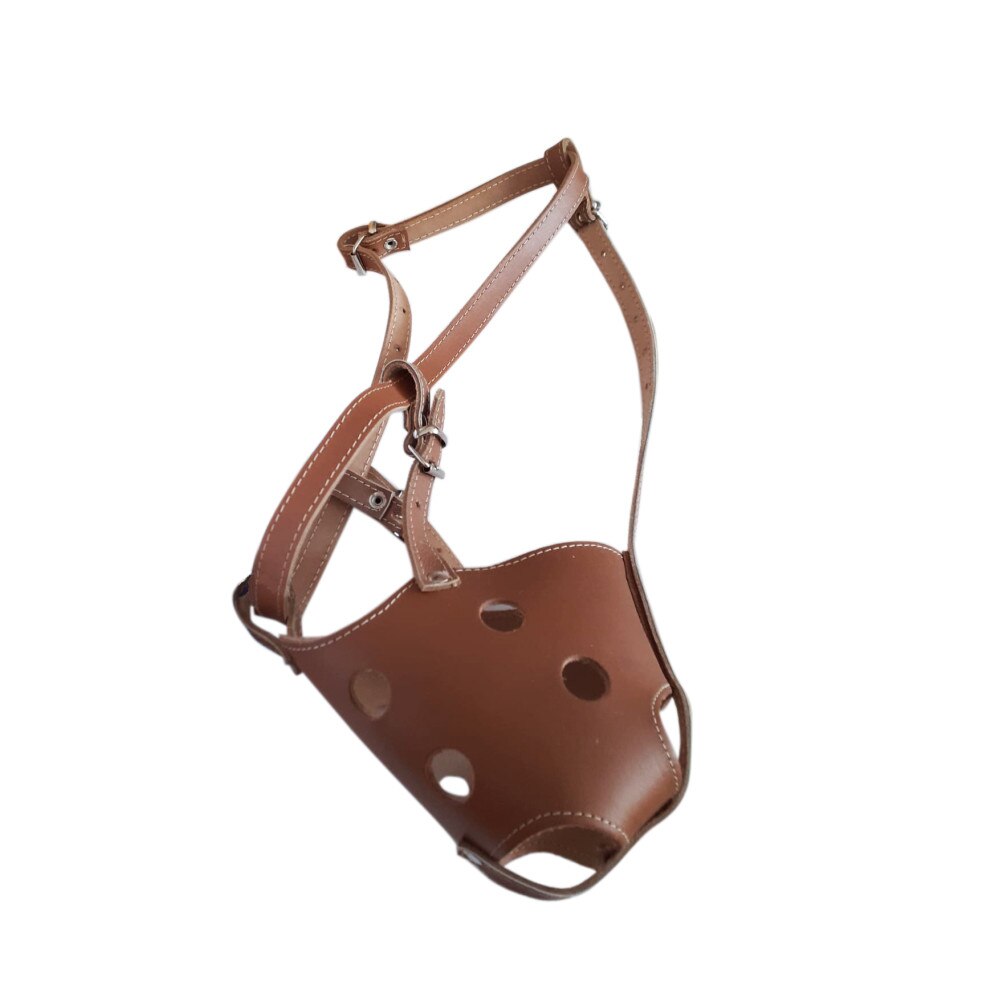 Botnita piele mare Global Pet, ciobanesc caucazian, maro