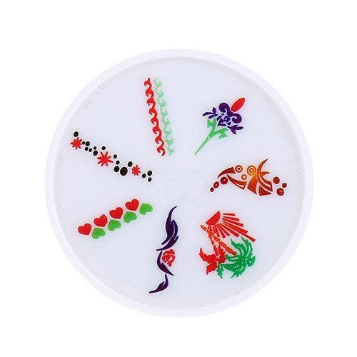 Matrita stampila unghii, Miley, silicon, alba, A9