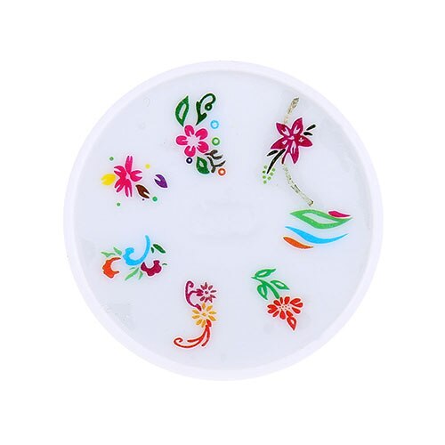 Matrita stampila unghii, Miley, silicon, alba, A3