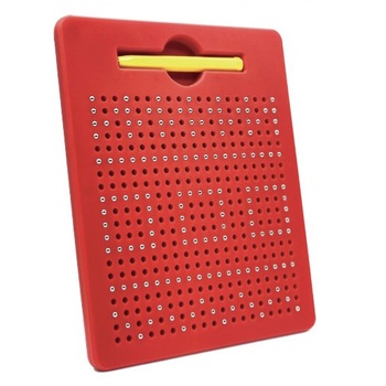 Tabla cu bile si creion magnetic Magnepad pentru pregatirea scrisului, rosu, Nexus, 210mm x 170mm Tabla cu bile si creion magnetic Magnepad pentru pregatirea scrisului, rosu, Nexus, 210mm x 170mm