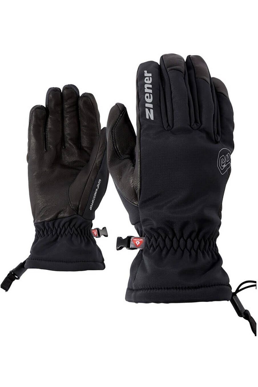 Manusi barbati, Ziener Gaika Gws Pr Glove Ski Alpine, Negru, Negru