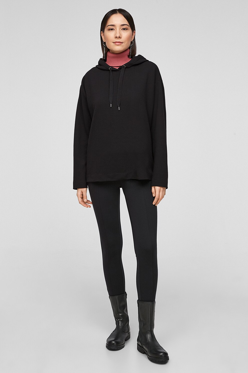 s.Oliver, Hanorac lejer cu striatii, Negru, S