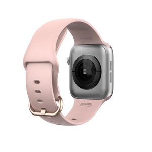 Curea cu catarama compatibil Apple Watch 1 2 3 4 5 6 , Sport, Silicon, 40mm , Roz Pal