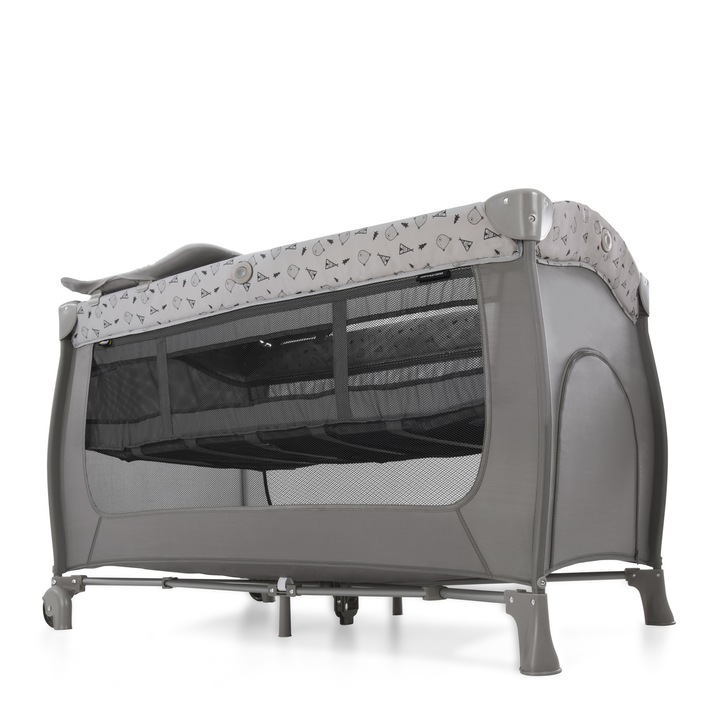 Pat Pliabil Hauck Sleep'n Play Center Nordic Grey, Gri Inchis