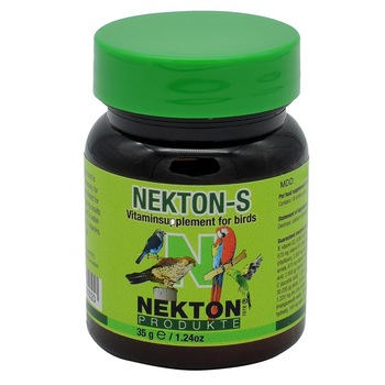 Supliment nutritiv pentru pasari Nekton S, 35g Supliment nutritiv pentru pasari Nekton S, 35g