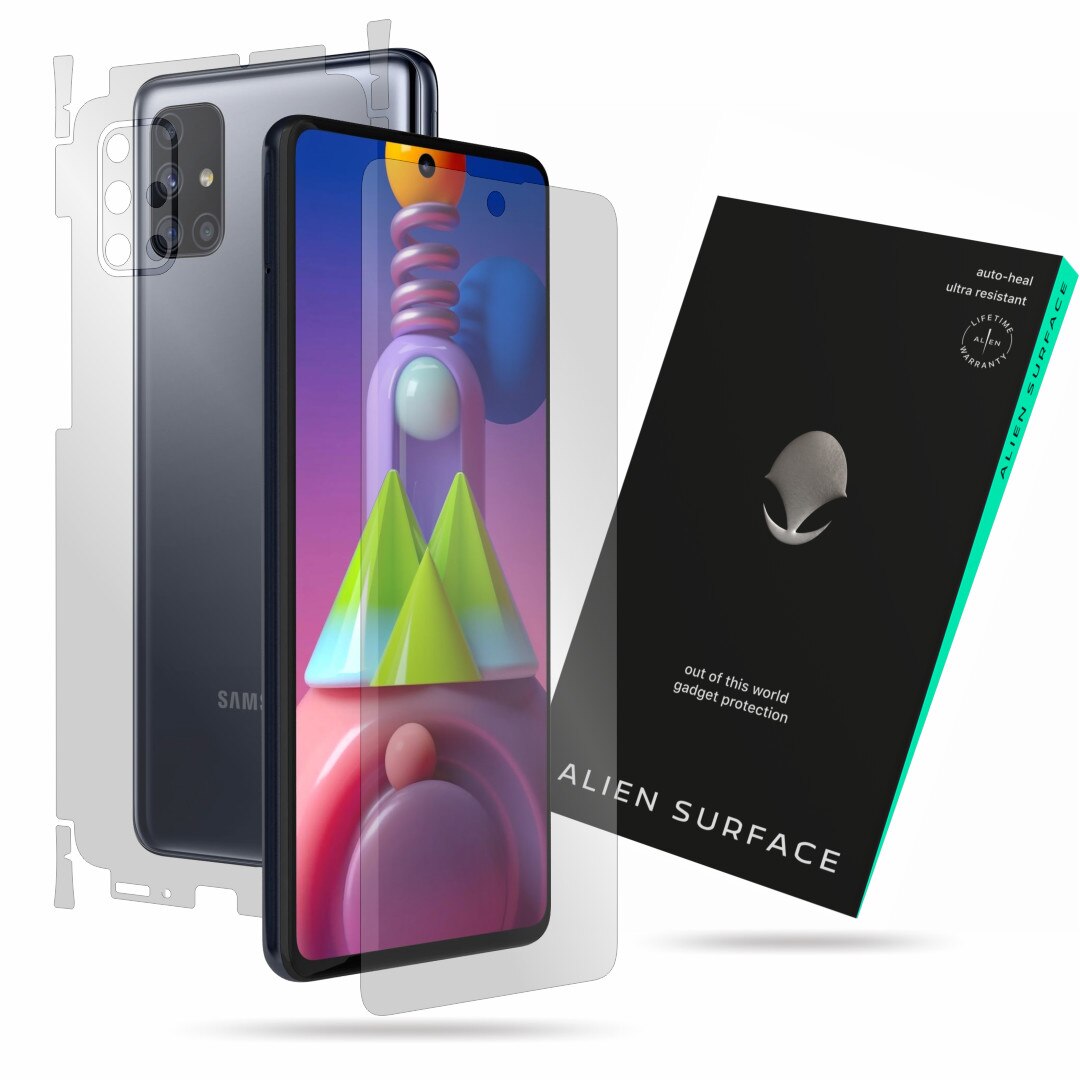 Folie Alien Surface, Samsung Galaxy M51, protectie ecran, spate, laterale