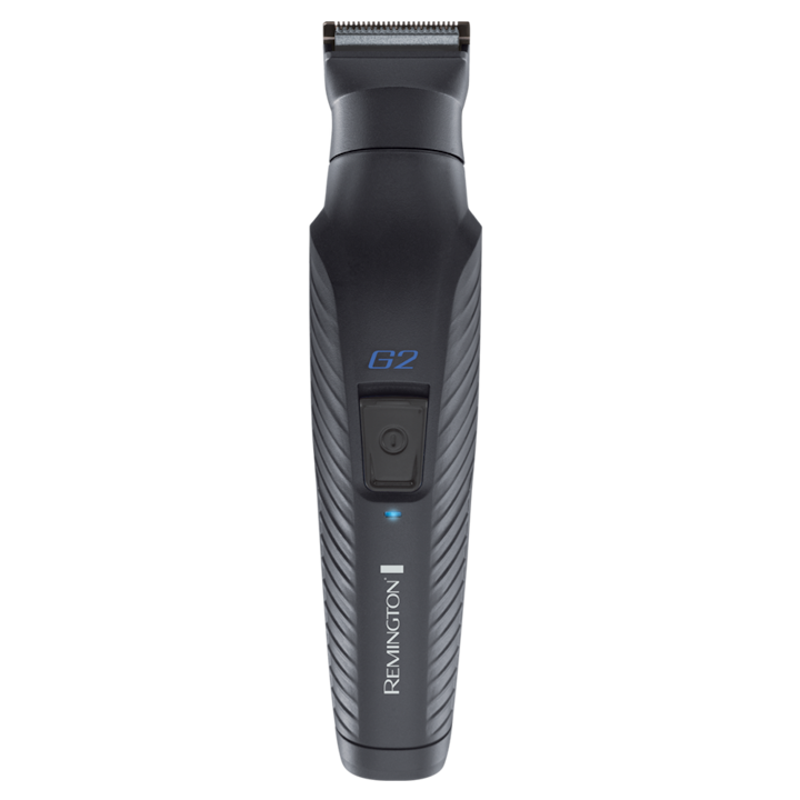 Kit complet de indepartare a parului, Remington, Graphite Series G2 PG2000, Aparat de tuns 5 in 1, Lame acoperite cu grafit, Negru