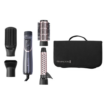 Perie rotativa cu aer cald Remington Curl & Straight Confidence, 800 W