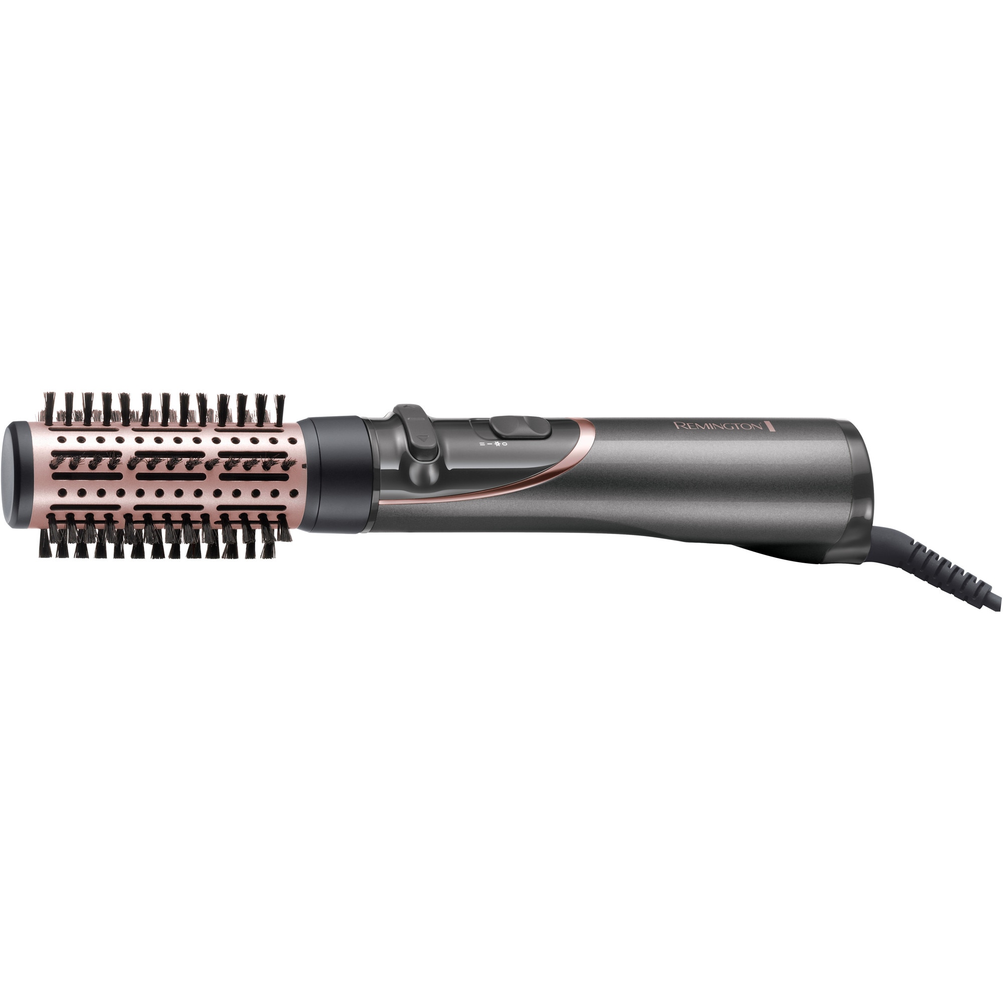 Perie rotativa cu aer cald Curl & Straight Remington Confidence AS8606, 800W, 2 trepte de temperatura/viteza