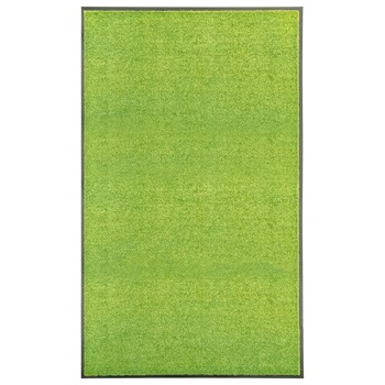 Covoras de usa lavabil, vidaXL, Tesatura, 90 x 150 cm, Verde Covoras de usa lavabil, vidaXL, Tesatura, 90 x 150 cm, Verde