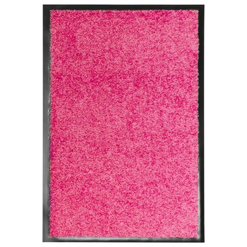 Covoras de usa lavabil, vidaXL, Tesatura, 40 x 60 cm, Roz Covoras de usa lavabil, vidaXL, Tesatura, 40 x 60 cm, Roz