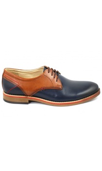 Pantofi barbati Brogue, Ciucaleti, din piele naturala, Maro/Bluemarin, 41 EU - SIRNEVERMBLM Pantofi barbati Brogue, Ciucaleti, din piele naturala, Maro/Bluemarin, 41 EU - SIRNEVERMBLM