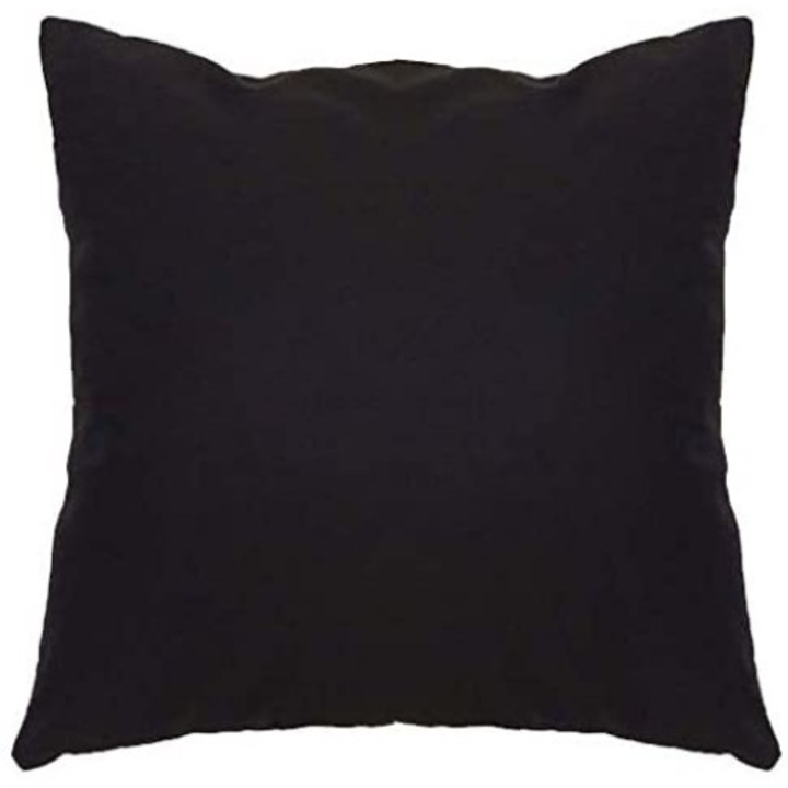 Set 4 fete de perna 70x70 cm bumbac ranforce negru