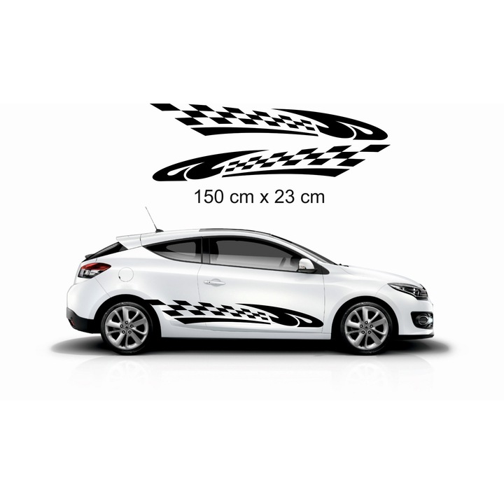 Sticker auto model 28 - set 2 buc