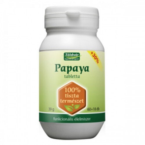 Tablete de Papaya 78 buc, Viva Natura