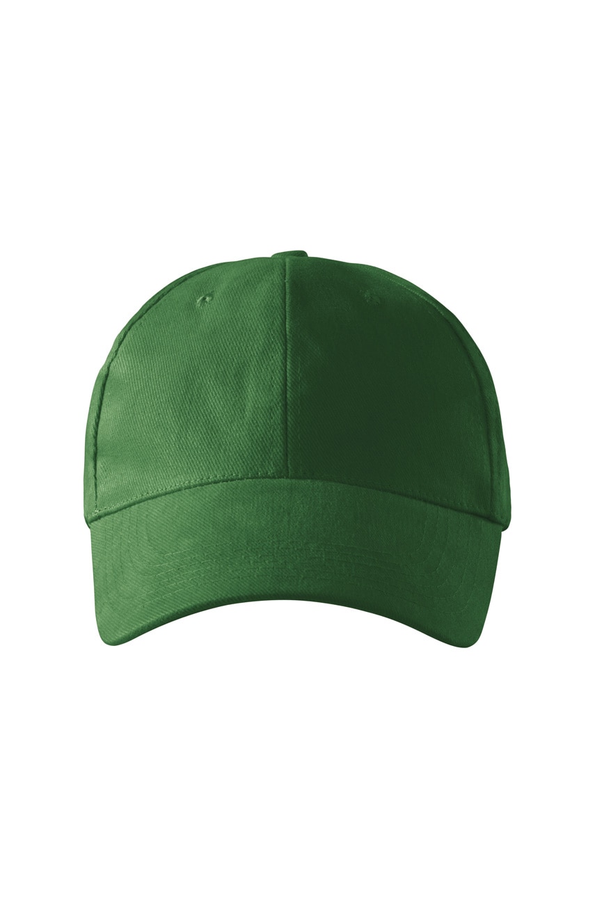 Sapca Malfini 6P, unisex, ajustabila, verde sticla