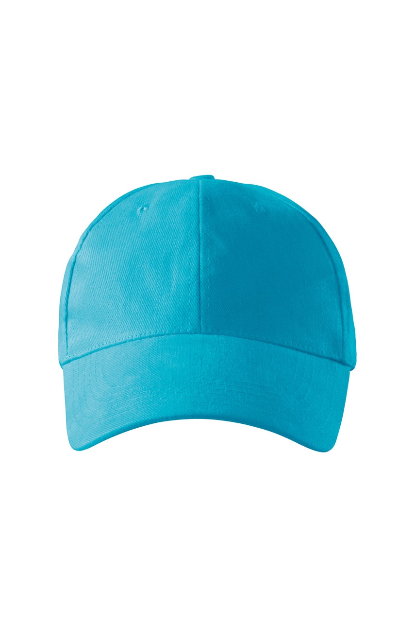 Sapca Malfini 6P, unisex, ajustabila, turcoaz