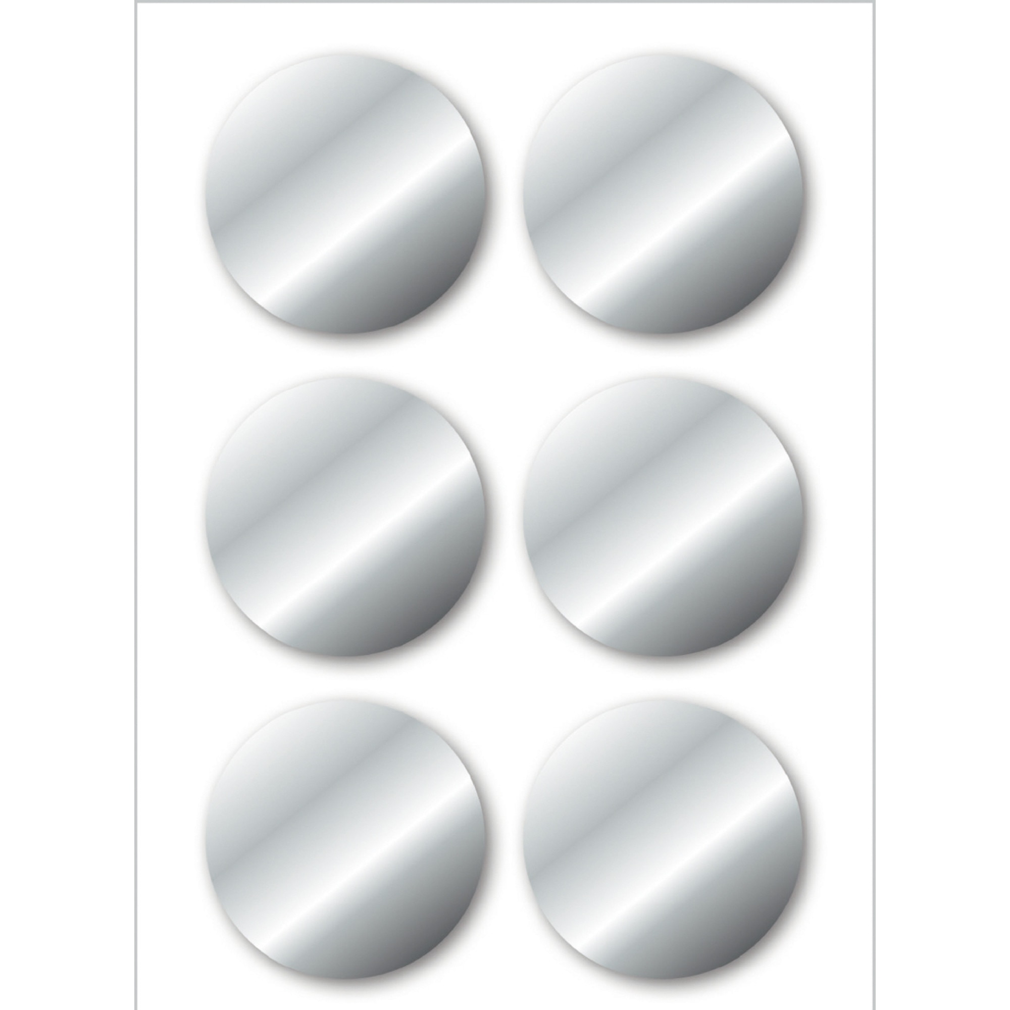 Set 18 buc stickere pentru cadouri de Craciun, argintii, 32 mm, HERMA, H15284