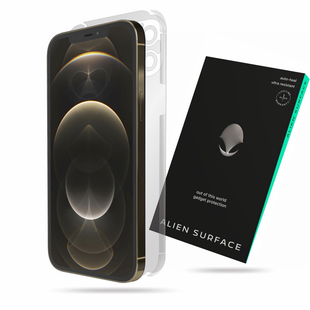 Folie Alien Surface, Apple iPhone 12 Pro Max, protectie spate, laterale