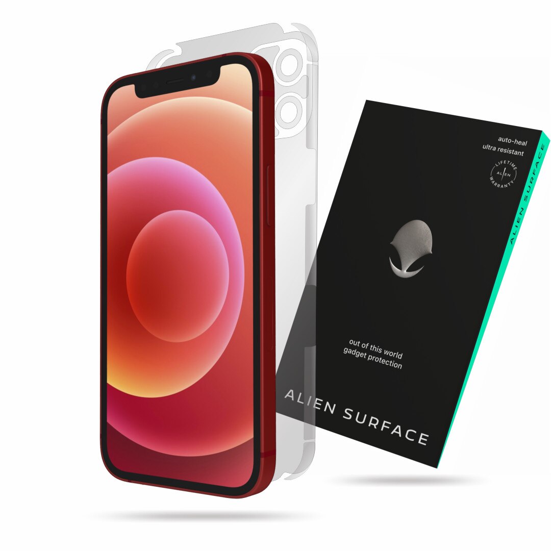 Folie Alien Surface, Apple iPhone 12 Mini, protectie spate, laterale