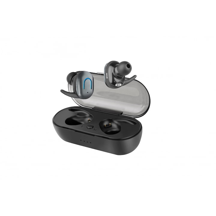 Maxell Bass 13 fülbe helyezhető fejhallgató, True Wireless, Bluetooth 5.0, fekete