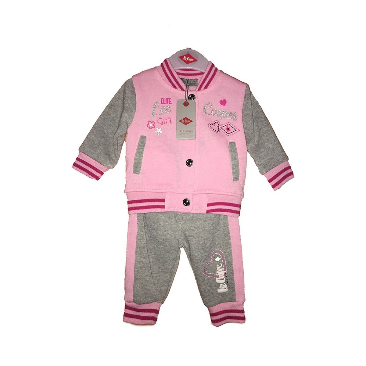 Trening fetite, Lee Cooper, vatuit, roz, 0-3 luni