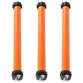 Set de 3 motoare tubulare vidaXL, Metal, 40 nm/45 mm Set de 3 motoare tubulare vidaXL, Metal, 40 nm/45 mm
