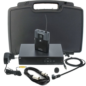 Set microfon wireless Sennheiser XSw 1-908 B, case si cablu CADOU Set microfon wireless Sennheiser XSw 1-908 B, case si cablu CADOU