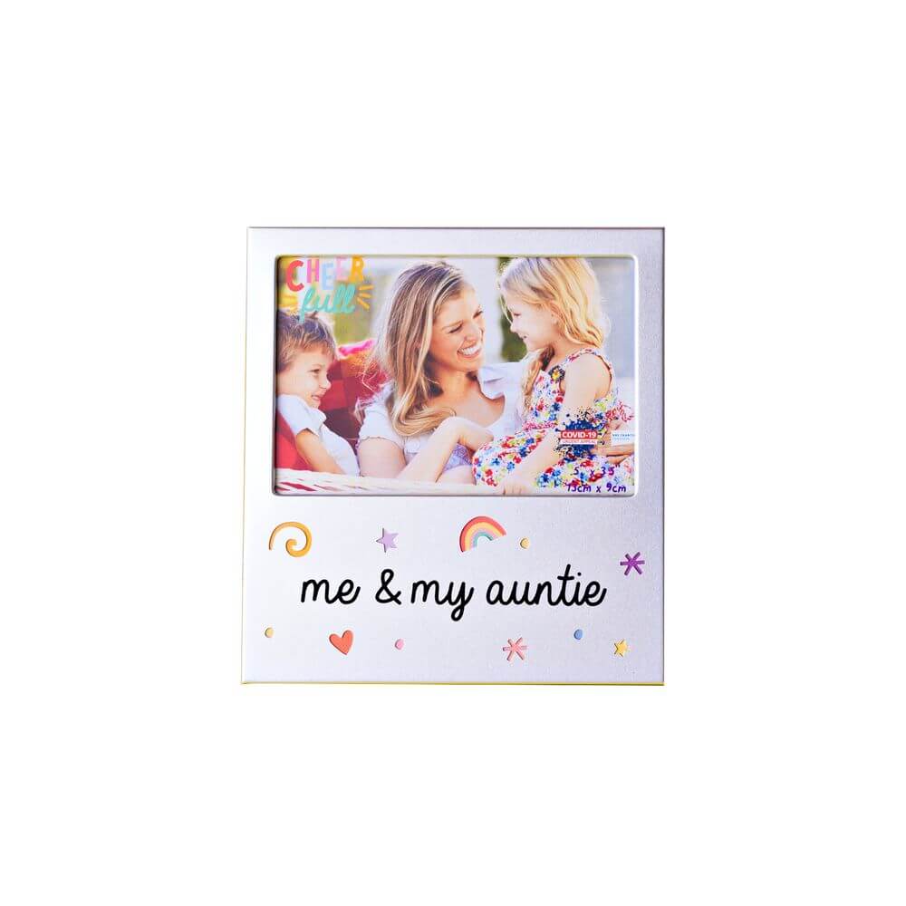 Rama foto pentru matusa 15 x 13.5 cm, Me and My Auntie, aluminiu