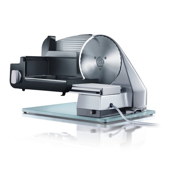 Feliator profesional alimente Graef, M90 Master Slicer, editie limitata, inclinabil 30°, design compact, lama fina diametru 170 mm, grosime feliere reglabila, multifunctional, atasament MiniSlice inclus, argintiu Feliator profesional alimente Graef, M90 Master Slicer, editie limitata, inclinabil 30°, design compact, lama fina diametru 170 mm, grosime feliere reglabila, multifunctional, atasament MiniSlice inclus, argintiu