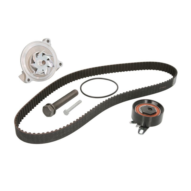 Set curea distributie+pompa apa Hepu Audi A6,VW LT 28-35II,LT 28-46 II, Transporter IV 2,4D/2,5D din 07.1990-07.2006