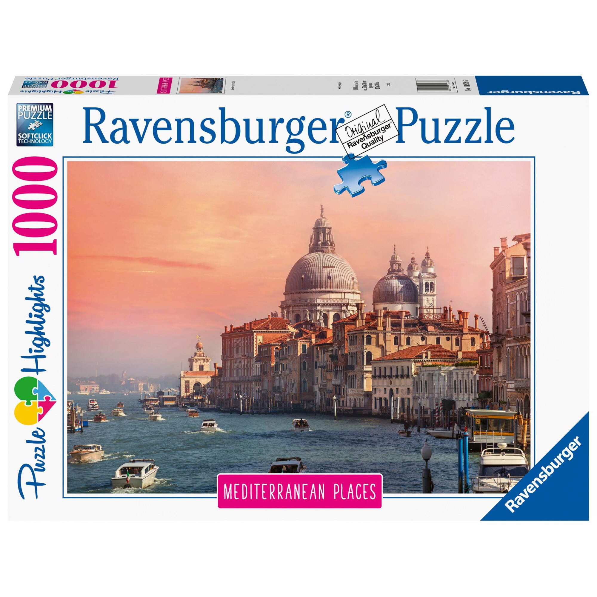 Puzzle Italia Mediterana, 1000 piese, Ravensburger