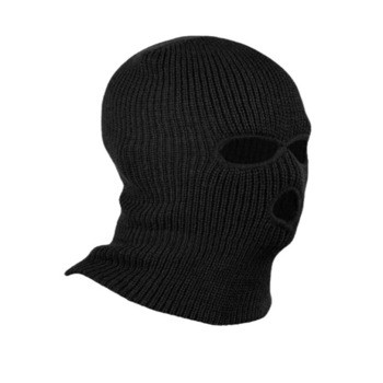 Cagula groasa unisex, neagra, marime universala M Cagula groasa unisex, neagra, marime universala M