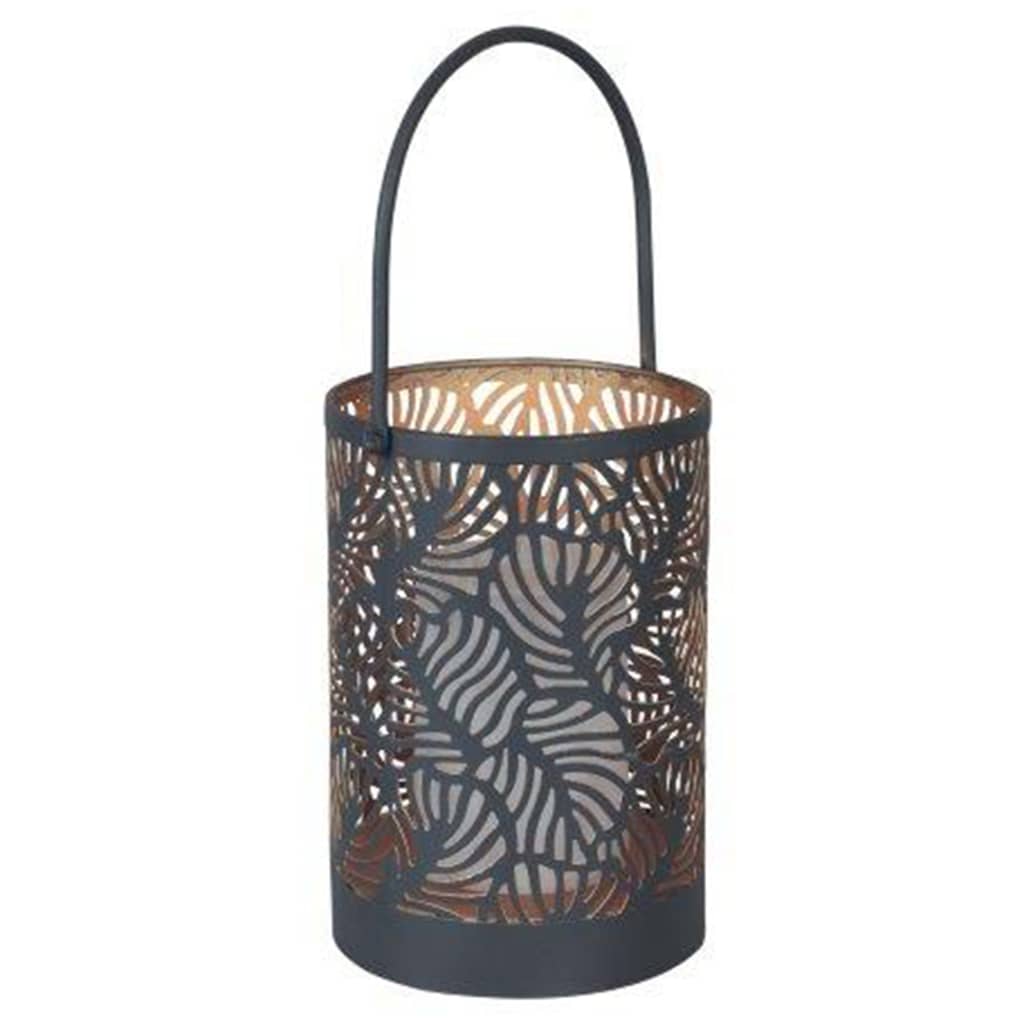 Lampa de gradina solara, Luxform, Metal, 15 x 22 cm, Gri antracit