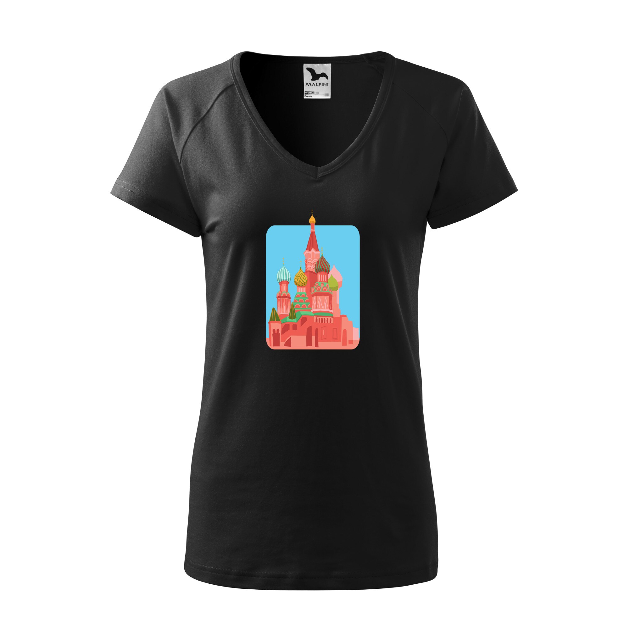 Tricou dama, Malfini, Kremlin, Negru, M