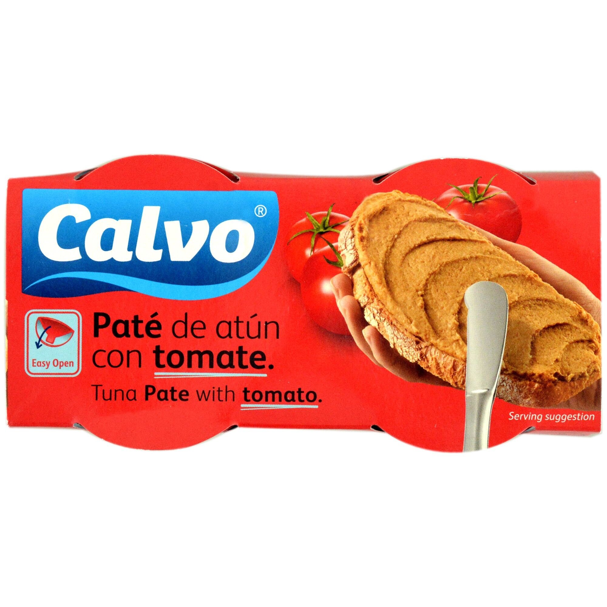 Pate de Ton cu Rosii Calvo 2x75g