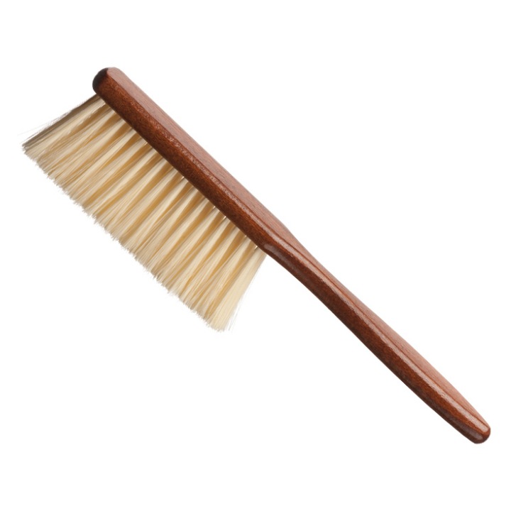 Бръснарска четка Fade за почистване на подстригана коса, Barber Line, кремава